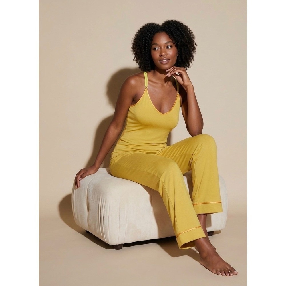 CosaBella Curvy 3-Piece Pajama Set with Robe – Ultra‎ Soft Pima Cotton & Modal L